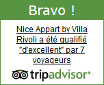 Nice Appart a été qualifié «d'excellent» par 7 voyageurs sur TripAdvisor